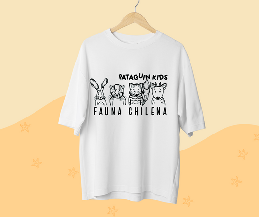 Polera Niña/o : Fauna chilena